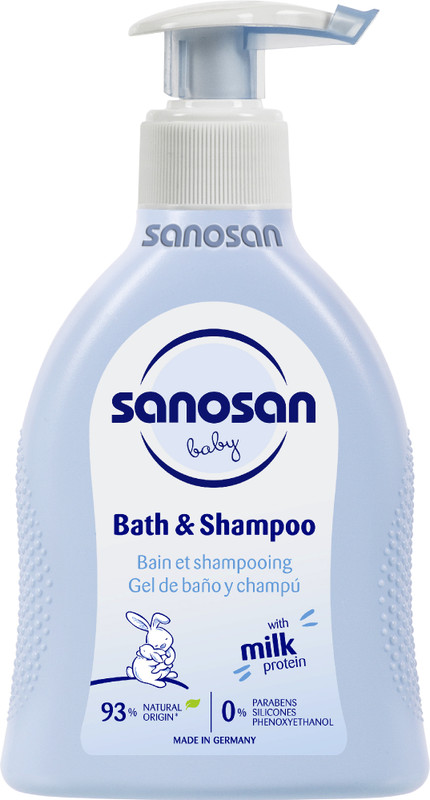 Sanosan BABY BATH AND SHAMPOO - 200ml(200 ml)