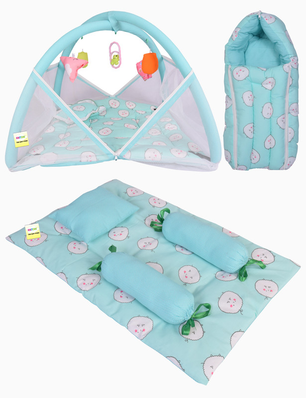 Kwitchy New Born Baby All In One Sleeping Essential(Green)