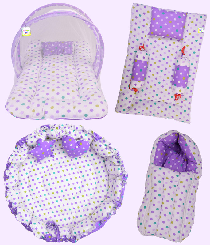 Toddylon New Born Baby Daily Essential Bedding Gift Combo Set(Multicolor)
