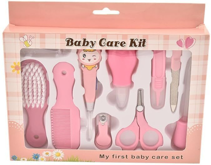 Dominic Premium 10 Pcs Health Care Kit for Baby Kids Nail Thermometer Grooming Brush