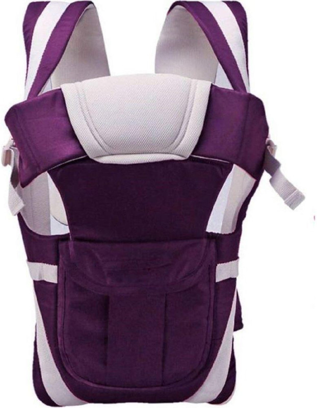 InEffable Baby Carrier Cum Kangaroo Bag Baby Carrier(Purple, Front carry facing out)