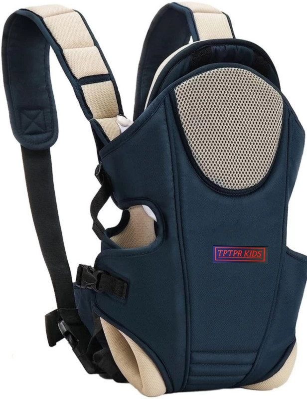 CTM EXPORTS Adjustable Baby Carrier Bag ( BLUE GREY, Front carry facing in) Baby Carrier(Blue, Grey, Front Carry facing in)