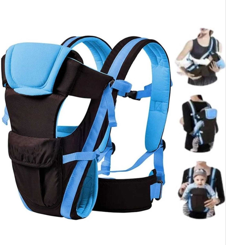 cozycare High Quality Baby Carrier 4 in 1 Position And Comfortable / Head Support Baby Carrier(Firozi, Front Carry facing in)