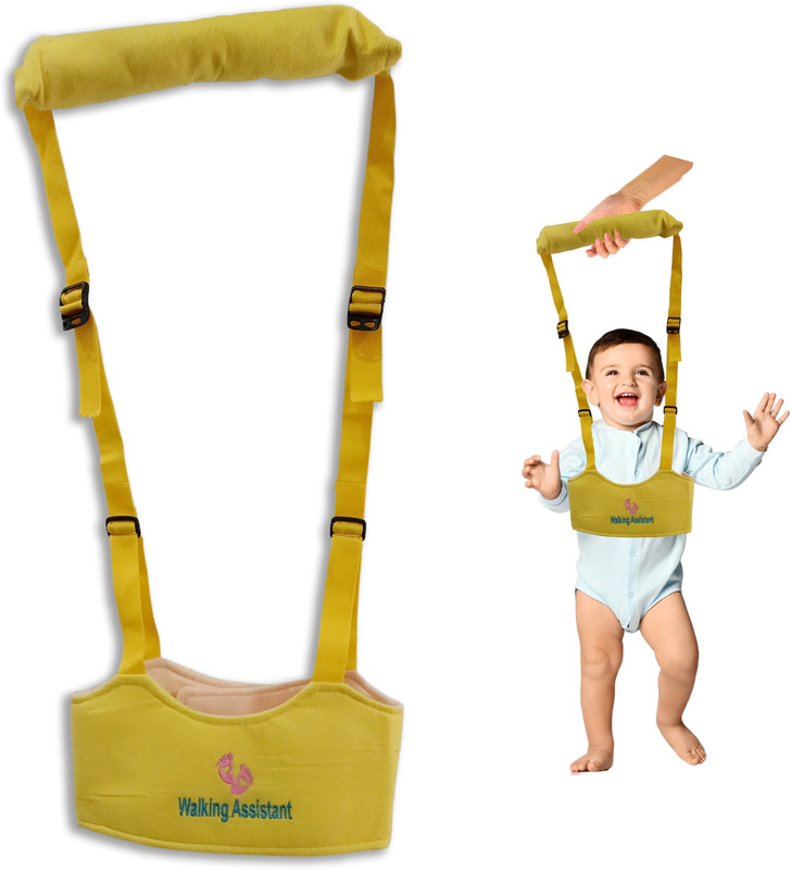 Synlark Baby Moon Walk Walker Bouncer Jumper Toddler Help Learn Assistant for Baby Baby Carrier(Yellow, Front Carry facing in)