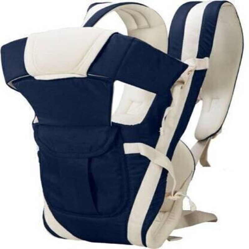WooCute Baby Front Carrier , Cuddler Kids Facing In and Out Position, Strap Adjustable Baby Carrier(Navy Blue, Front carry facing out)