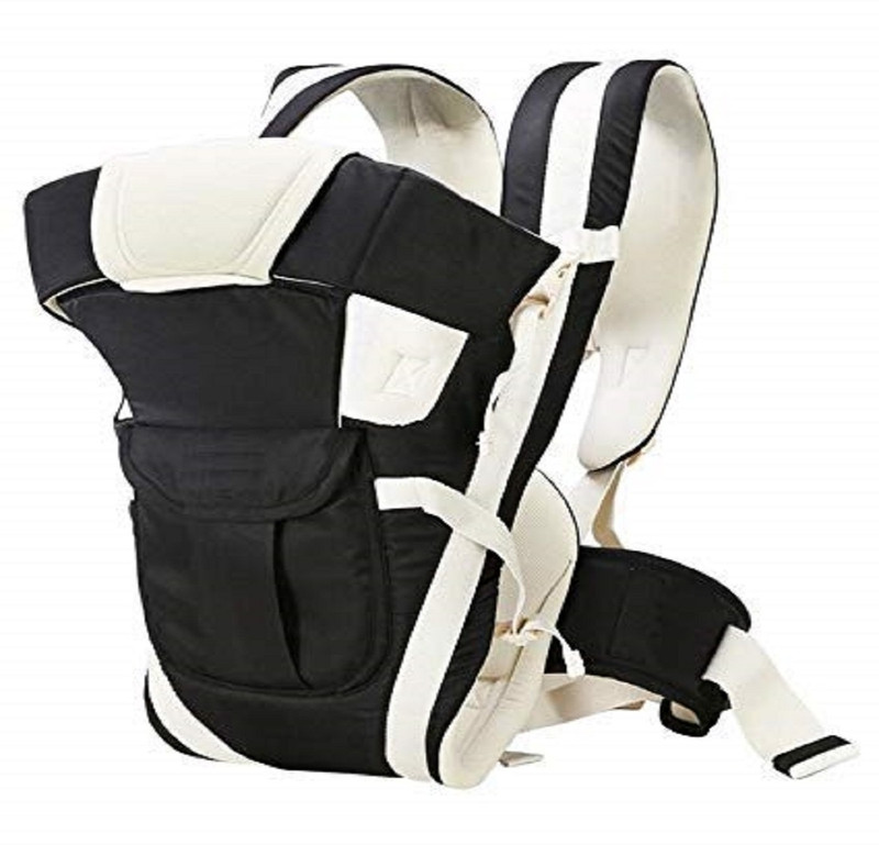 cozycare Baby Carrier 4 In 1 Comfortable And Head Support ( Black ) Baby Carrier(Black, Front Carry facing in)