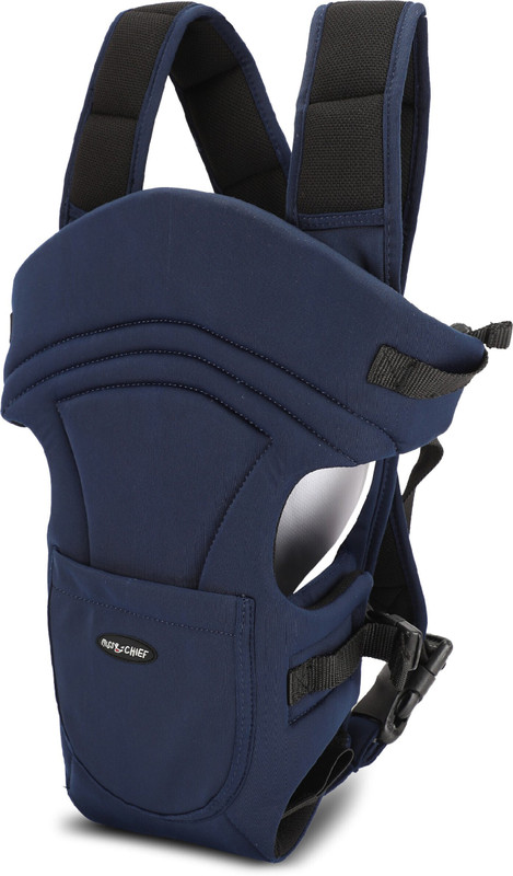 Miss & Chief by Flipkart 3 in 1 baby carrier cuddler/ baby carrier cuddler Baby Carrier(Navy Blue, Front Carry facing in)