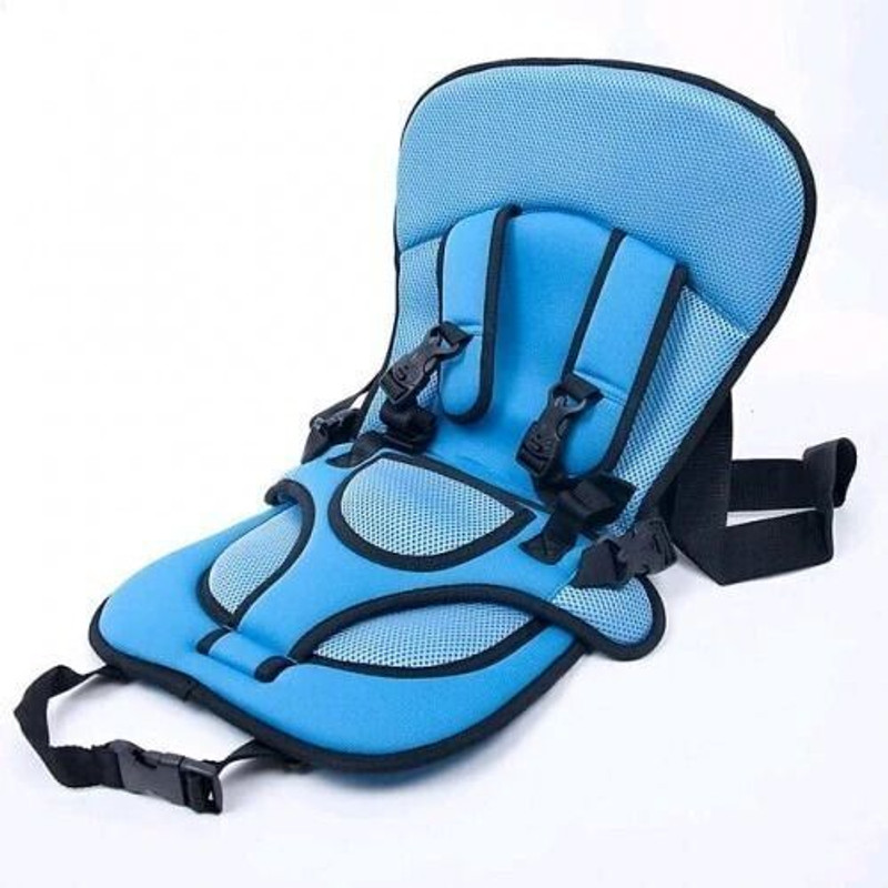 SEAHAVEN baby Car Cushion Seat with Safety Belt Baby Carrier(Blue, Front carry facing out)