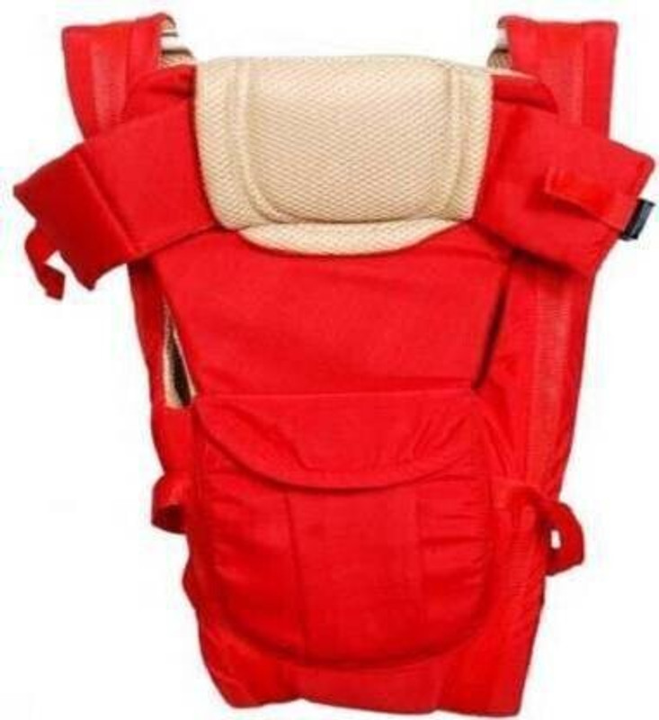 Souxe Baby Carrier with 100% Cotton Fabric, for 5 to 17 Months, Max Weight Up to 17 Kgs Baby Carrier(Red, Front carry facing out)
