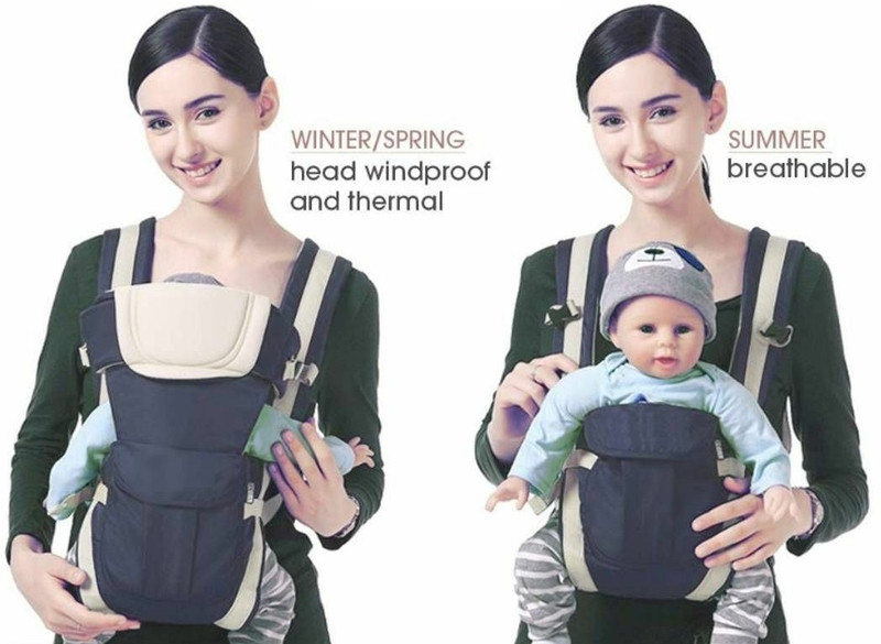 Alwaysup Baby Carry Bags for 0 to 2 Years | with Safety Belt & Buckle Straps Baby Carrier(Multicolor, Front carry facing out)