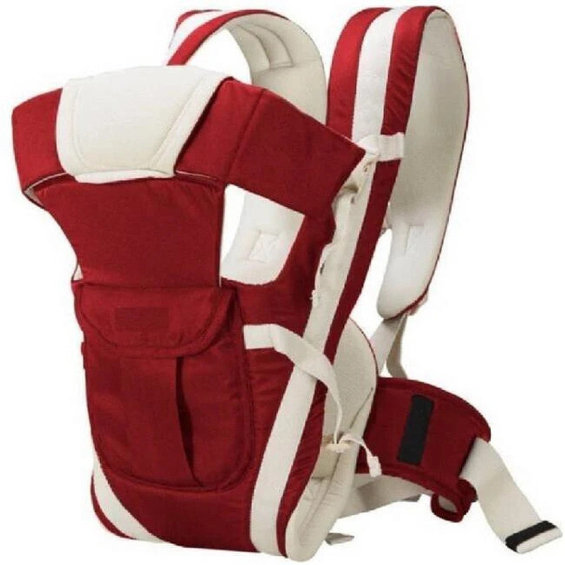 InEffable Baby Carrier 4 in 1 Carry Bag Baby Carrier Cuddler (Air Mash Fabric) Baby Carrier(Maroon, Back Carry)