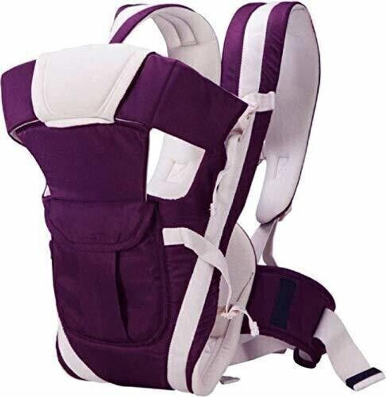 ocean count Baby Carrier Bag for 0 to 2 Year Baby | Baby Carrier Bag | Adjustable Baby Carrier Bag | (4 in 1 Carry Option)| Baby Carrier(Purple, Front Carry facing in)