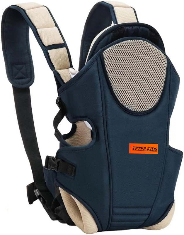 CTM EXPORTS BABY CRRIER NAVY Baby Carrier (Navy Blue, Front Carry facing in) Baby Cuddler(Multicolor, Front Carry facing in)