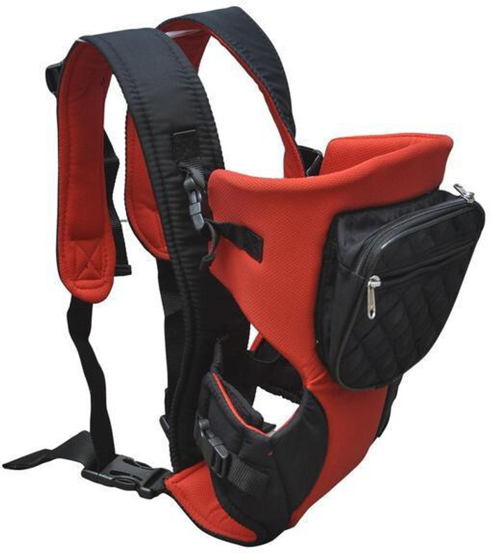 Chinmay Kids Baby Carrier Bag with Hip Seat and Head Support for 3 to 18 Months with Additional Utility Pocket in Front Baby Carrier(Pink, Back Carry)