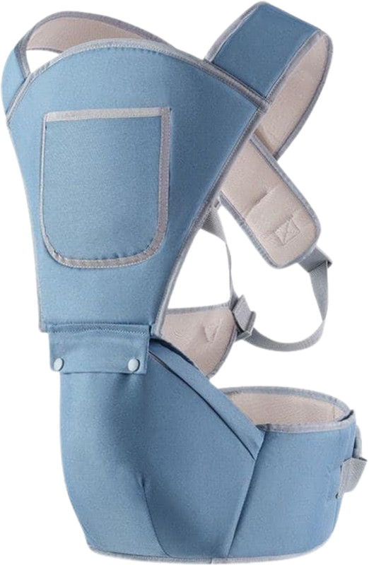 Obaby Carrier Hip Seat Adjustable/Comfortable Baby Carrier(Sea Blue, Front Carry facing in)