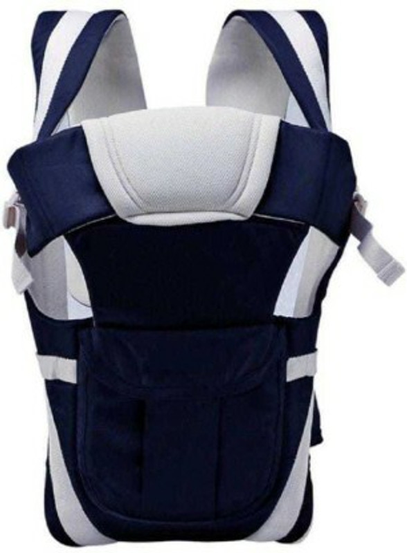 DREAM CHOICE Baby Carrier 4-in-1 Adjustable Kangaroo Style Front Facing Carrier (Navy Blue) Baby Carrier(Navy Blue, Front Carry facing in)