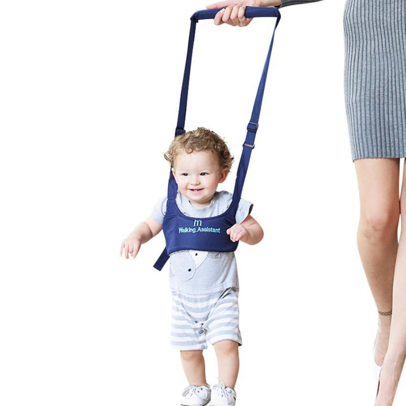 Magic Seat by Alfora Baby Safety Harness Walking Assistant Belt for Baby, Adjustable Shoulder & Dual Foam Chest Support Helper for Infant Child (Navy Blue) Baby Carrier(Navy Blue, Front carry facing out)
