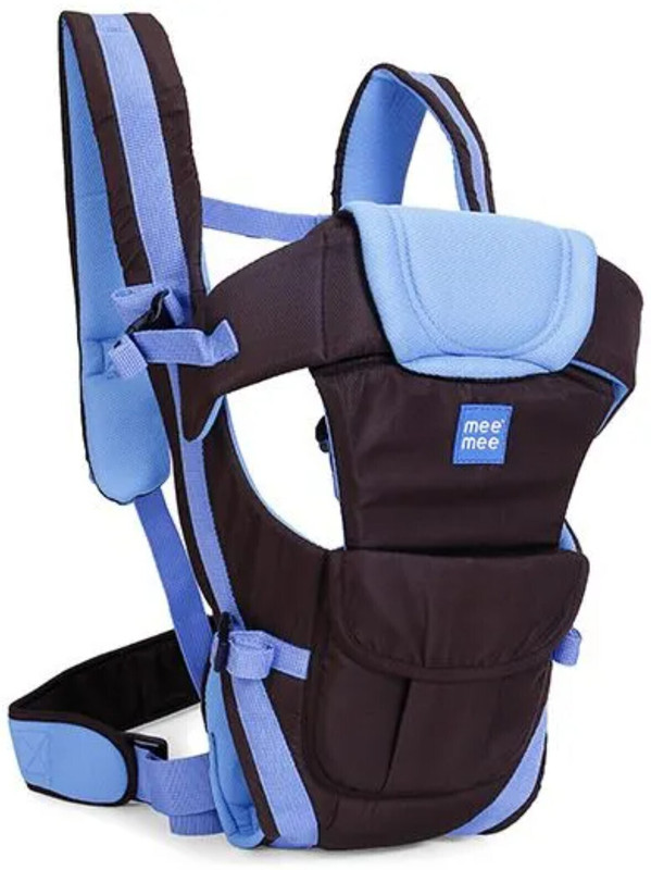 Miracle Moms 4 in 1 baby carrier with black colour Baby Carrier(Multicolor, Front Carry facing in)