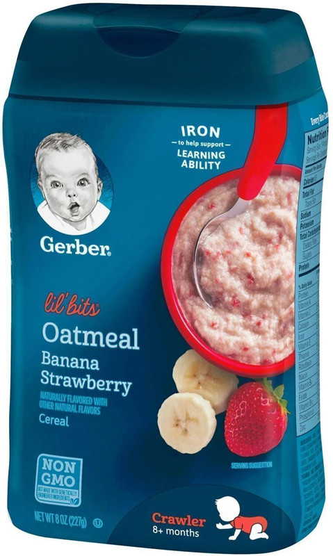 GERBER Baby Lil' Bits - Oatmeal Cereal Cereal(227 g, 8)