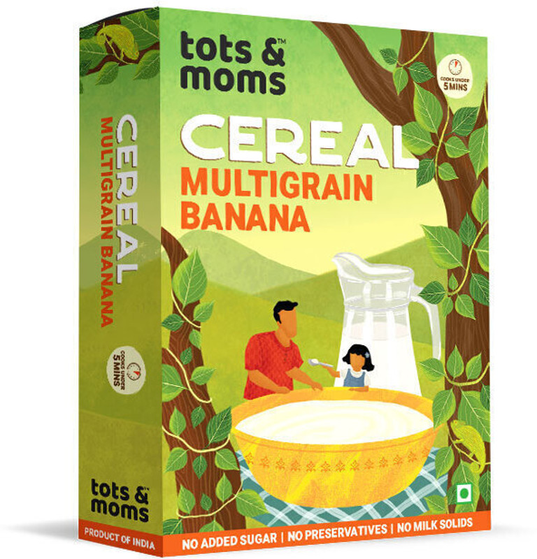 TOTS AND MOMS Multigrain Banana Cereal Cereal(200, 8+ Months)