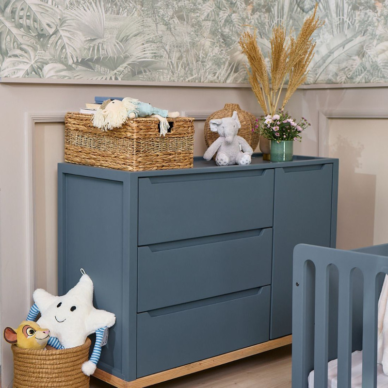 babyello Snuggle Changing Station(Blue)