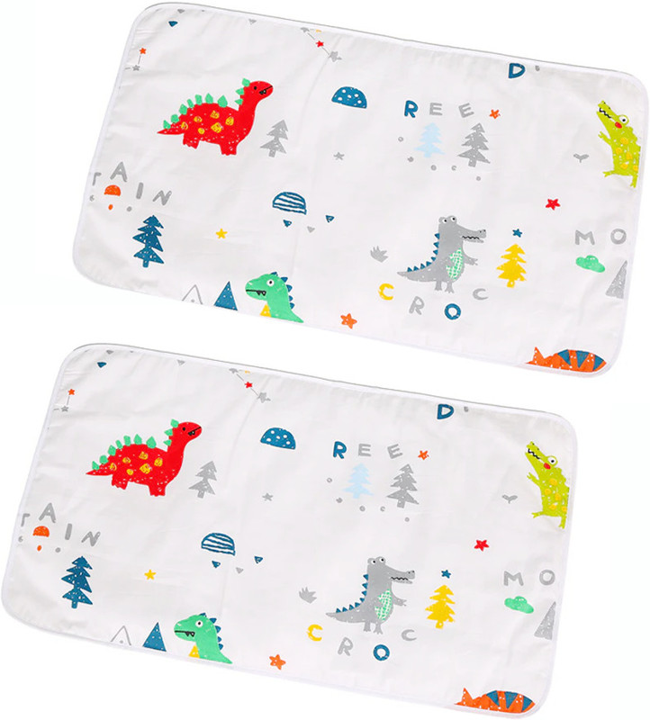 Safe-o-kid Baby Changing Mat 70x49 cm Waterproof Foldable Bed Protector Changing Station(Multicolor)