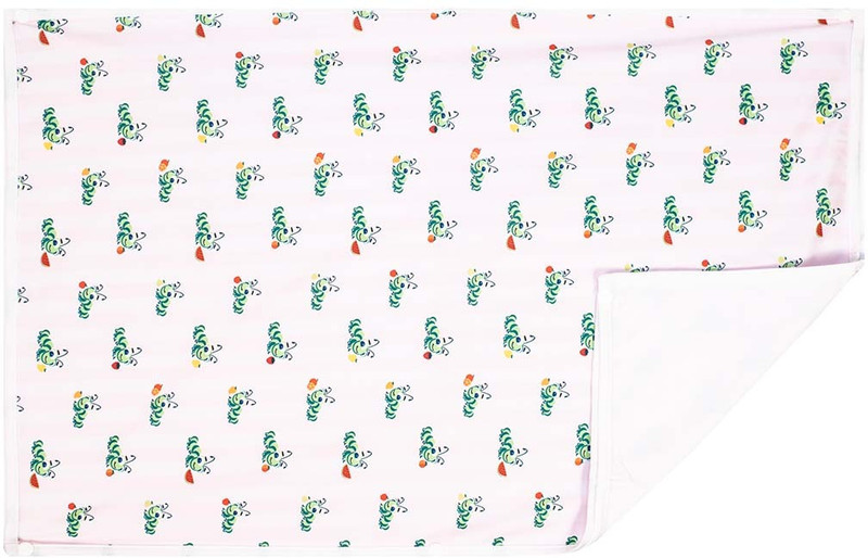 CuddleCare Baby Diaper Changing Mat -Hungry Caterpillar Changing Station(Pink, Green)