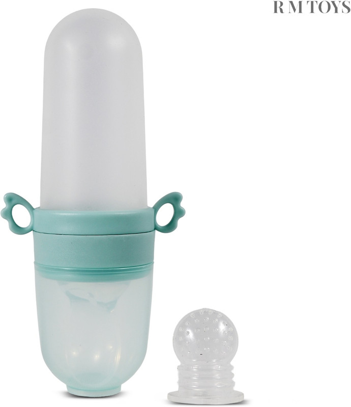 Radha Madhav Toys Baby Fruit Feeder Pacifier with Soft Silicone Nipple & Protective Cover(Multicolor)