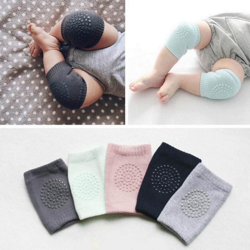 Millionminds Baby Crawling Knee Pads/Knee Support, Set of 2 Pairs Multicolor Baby Knee Pads(Knee Pads)