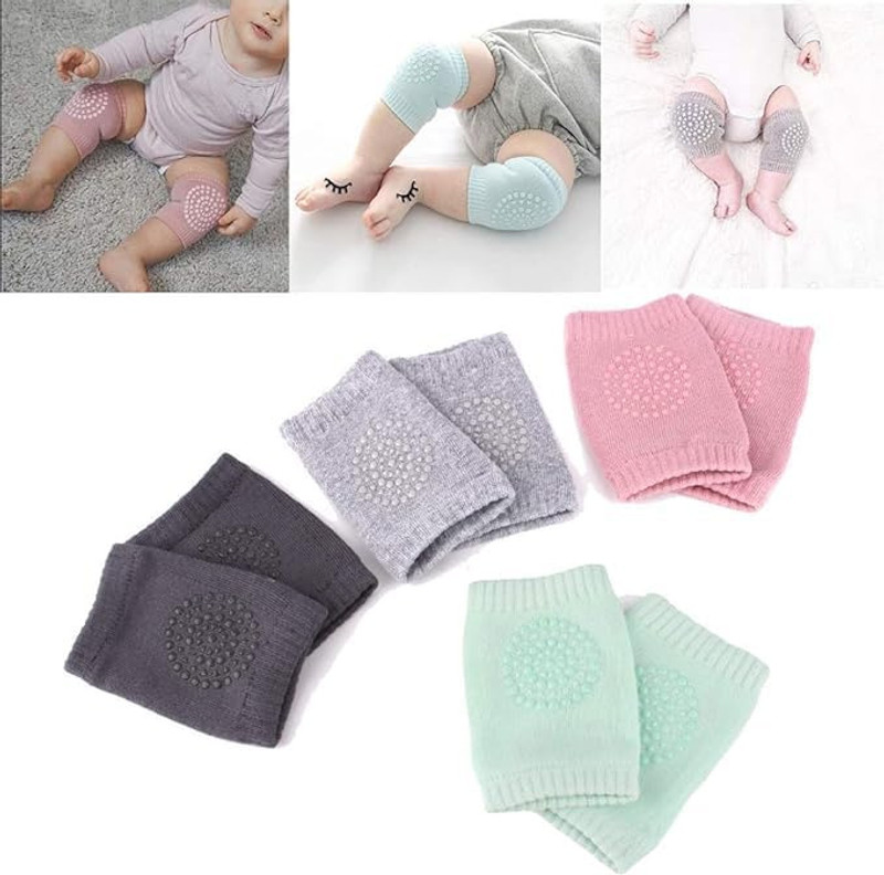 Vriti mini mi Knee and Elbow Safety Protector | Toddlers, Girls, Boys Pink, Gray, Black, Torques Baby Knee Pads(Solid)