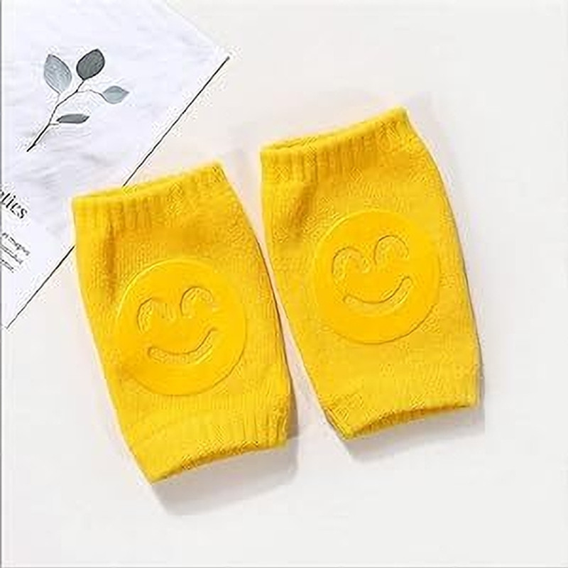 FUTURESTARRKK Kids Non Slip Crawling Elbow Infants Toddlers Baby Accessories Smile Knee Pads Multicolor Baby Knee Pads(solid)
