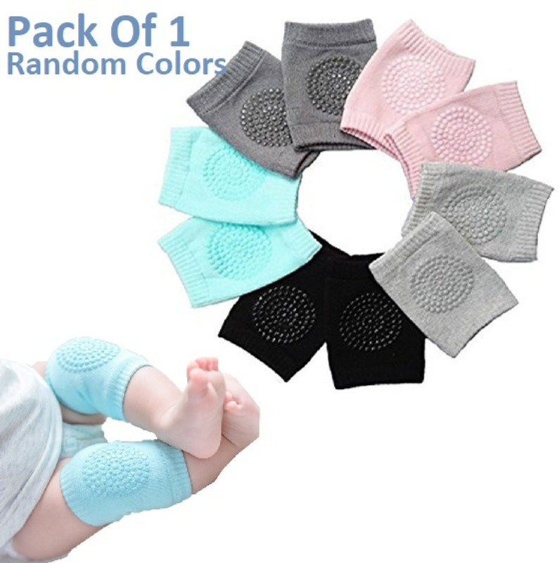 FlyTouch 1 -Baby Kneepads for Elastic Soft Comfortable Kneecap Elbow Safety Protector Multicolors Baby Knee Pads(Anti Slip Knee Pads Crawling Socks Unisex Baby Toddlers Knee brace)