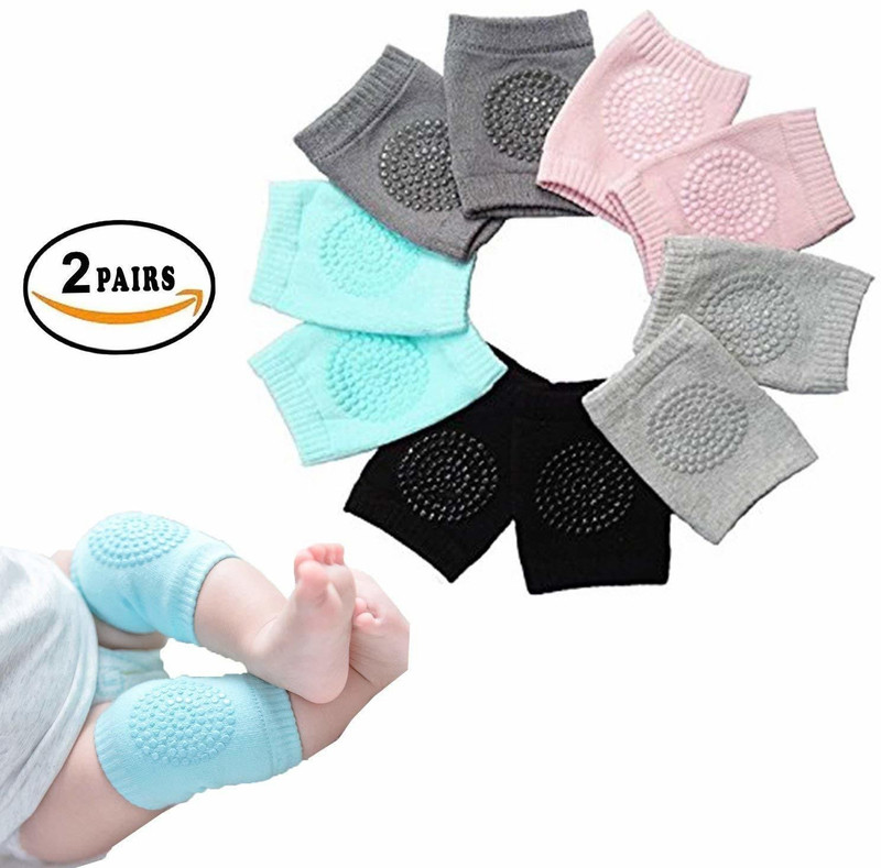 SBTs Breathable Comfortable Knee Cap for Kids_1834 Multicolor Baby Knee Pads(PRINTED - PACK OF 2 PAIR)