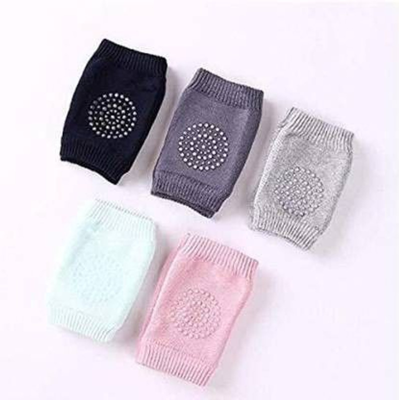 SBTs Anti-Slip Padded Stretchable Elbow Safety [Set of 5] Multicolor Baby Knee Pads(Ultra Protection)