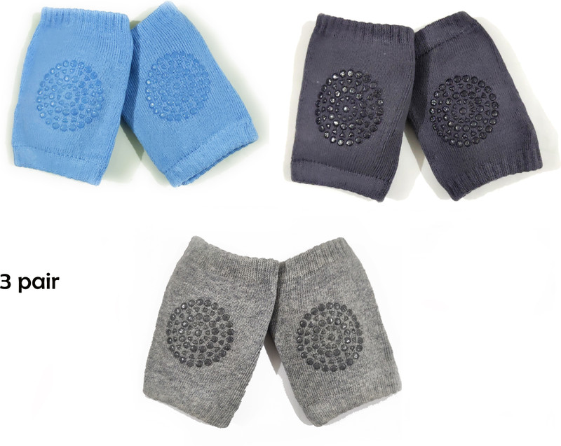 HOUSE OF COMMON Multicolor Baby Knee Pads ,Anti-Slip Protective,Elbow Safety Multi Color Multicolor Baby Knee Pads(Knee socks)