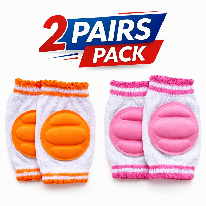 Mummasafe Baby Anti-Slip Crawling Knee Pads Multicolor Baby Knee Pads(Solid)