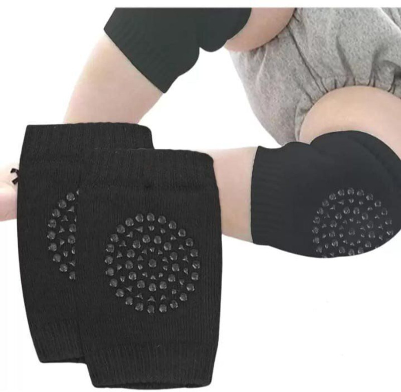 ANICARE Baby Knee and Elbow pad for Toddler Crawling 2 Pair Multicolor Baby Knee Pads(Anti-Slip, Stretchable Baby Crawling Knee Pads/Knee Support)