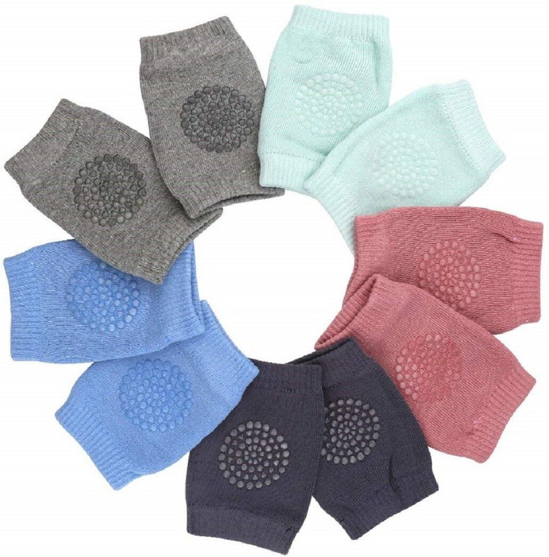 SBTs Set of 5 Baby Knee Protector Multicolor Multicolor Baby Knee Pads(Point glue non-slip)