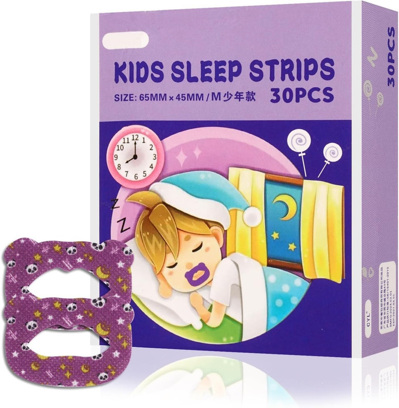 Ramya beauty care Kids Sleep Strips 30pcs Mouth Shape Anti-Suffocation Multicolor Baby Knee Pads(Design Mouth Tape Kids Sleep Strips)