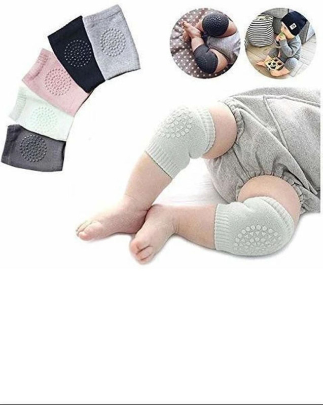 MH varahi Baby knee protectors ( 2 set ) multicolor baby knee pad ( stripes ) Multicolor Baby Knee Pads(BABY)