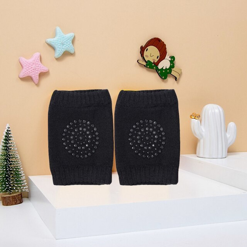 GOCART Baby Crawling Anti Slip Knee Pads, Protect Infants & Toddlers Knees, Elbows and Legs, Unisex Baby Toddlers Knee Pads Blue Baby Knee Pads(middle flower unique)
