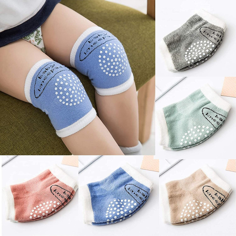 Silencio Baby Knee Pads for Crawling Multicolor Baby Knee Pads(New Creative Design)