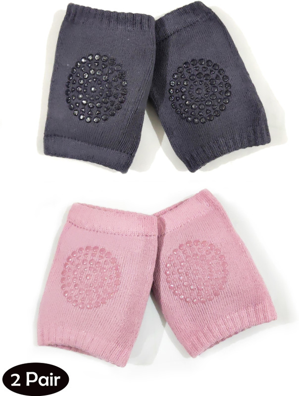 ARF Set Of 2 Pair Baby Knee Pads ,Elbow Safety Protector,Baby Safety Leg Mix-1 Baby Knee Pads(Knee socks)