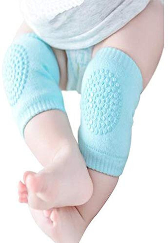 KIYAMOKSH WORLD Baby Crawling Knee Pad Safety Protector | Multi Color | 1 Pair Multicolor Baby Knee Pads(ROUND)