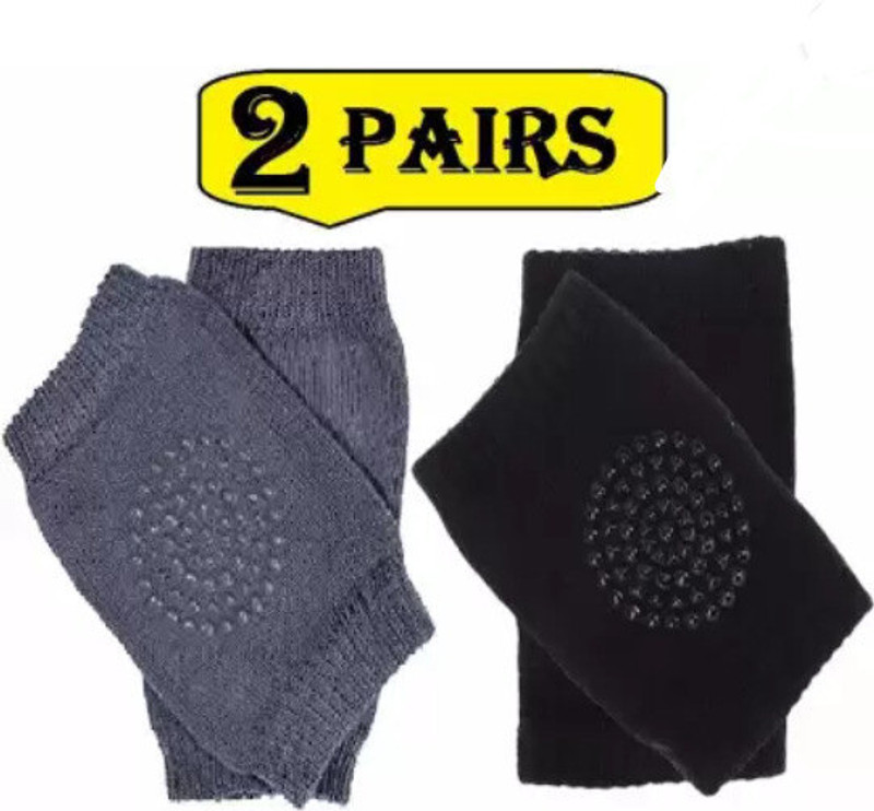 Tinybloom Tinybloom2022Babykneepad Black, Grey Baby Knee Pads(KNEE SOCKS)