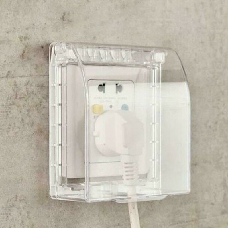 KT Mart Universal Waterproof Wall Socket Plate Panel(pack of 2)(Multicolor)