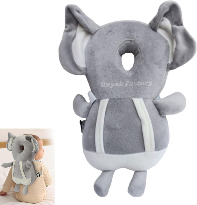 Baby Pair Adjustable Baby Head Protector Pillow – Perfect for Crawlers and Toddlers(Grey)