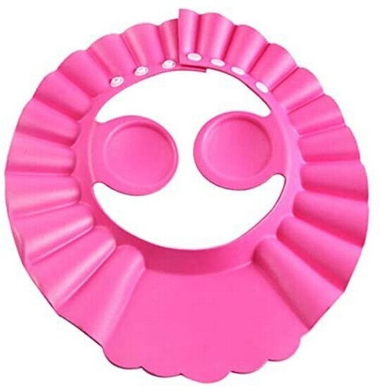 Masox Store Rubber Kids Adjustable Shower Cap For Wash Hair Shampoo Shower Bathing Cap S1