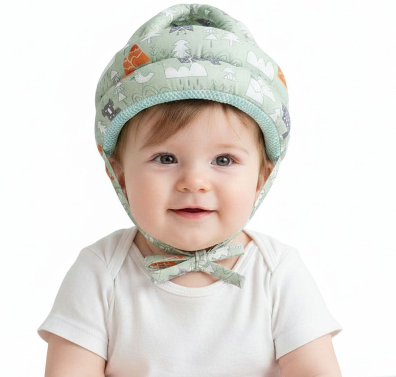 TIVIZ Baby Safety Helmet Head Protector (Boy+Girl)(Green)
