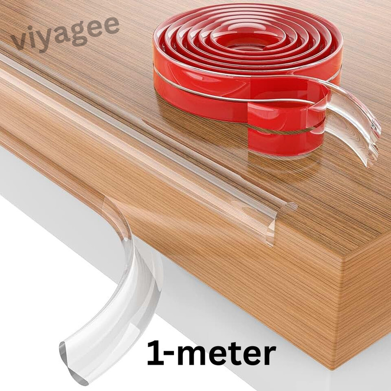 viyagenterprise 1-Meter Silicon Edge Protector, Baby Proofing(1-meter)(Transparent)
